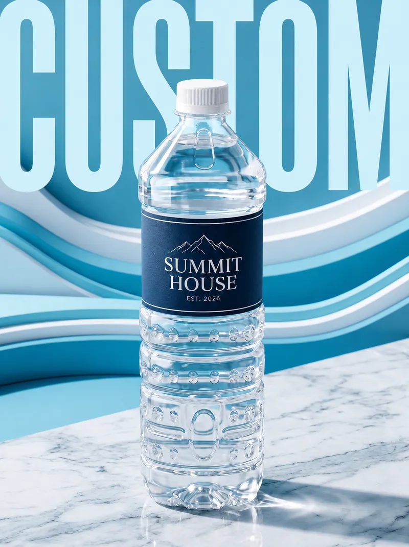 Custom labelled 500ml bottle